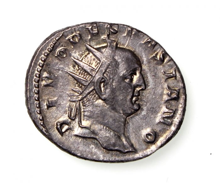 Divo Vespasian Silver Antoninianus (struck under Trajan Decius) 249-251AD-14595