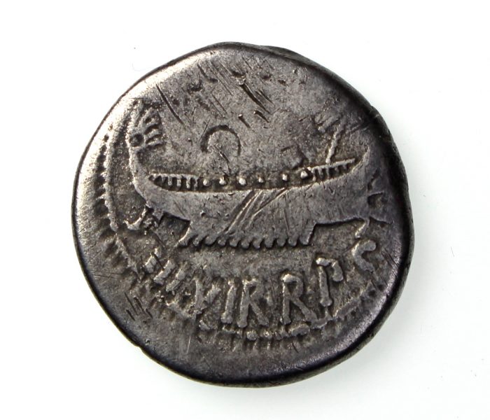 Mark Antony Silver Legionary Denarius 54-30BC-14603