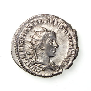 Hostilian Silver Antoninianus 251AD-14629