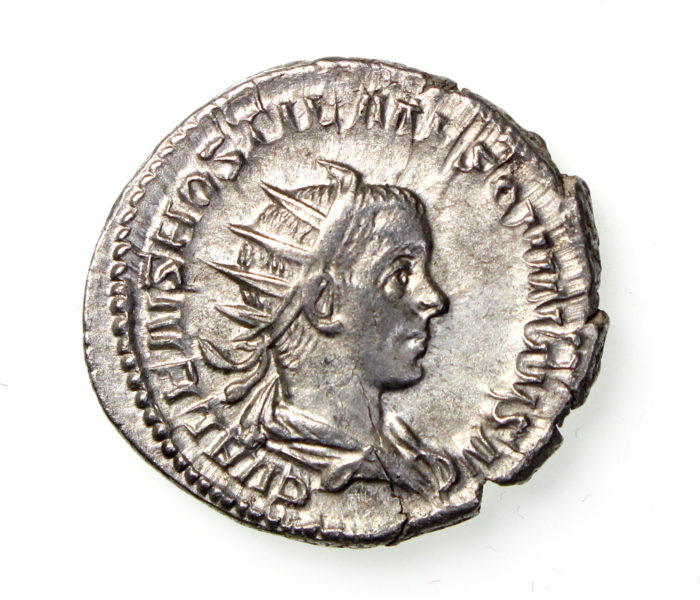 Hostilian Silver Antoninianus 251AD-14629