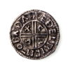 Aethelred II Silver Penny CRVX Type 978-1016AD Bath-14657