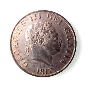 George III Silver Halfcrown 1817AD GEF+-14665