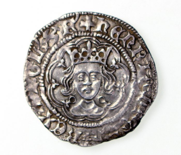 Henry VI Silver Halfgroat Annulet Issue 1422-1461AD Calais -14706
