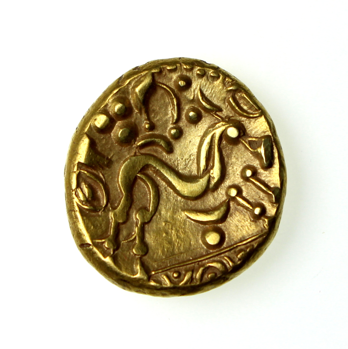Gallo Belgic Gold Stater Ambiani E 50BC : Silbury Coins