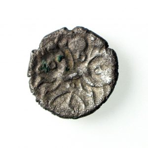 East Wiltshire Silver Unit 1st Century BC Upavon Moon Head -14730