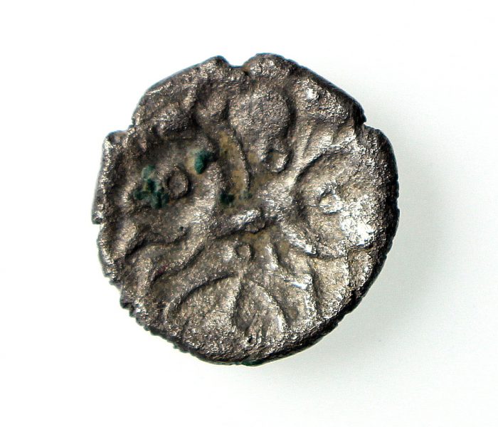 East Wiltshire Silver Unit 1st Century BC Upavon Moon Head -14730
