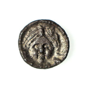 Atrebates Verica Silver Minim 10-40AD Mini Medusa ext. rare-14732