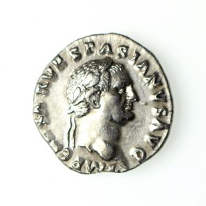 Vespasian Silver Denarius 69-79AD exceptional -14746