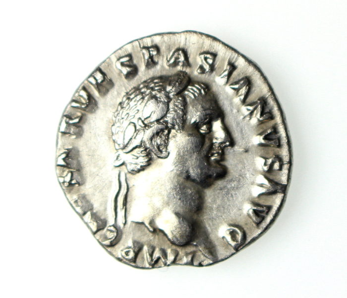 Vespasian Silver Denarius 69-79AD exceptional -14746