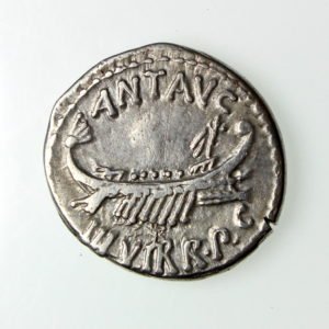 Mark Antony Silver Legionary Denarius c. 31BC Legionary XX-14824