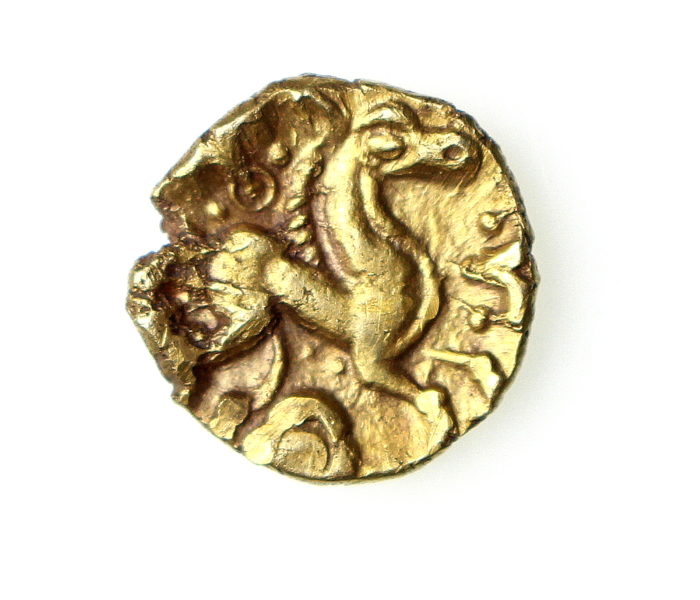 Trinovantes 'Whaddon Rose' Gold Quarter Stater 45-40BC-14845