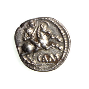 Catuvellauni Cunobelin Silver Unit Two Leaves 8-41AD-14930