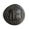 Nero Bronze As Temple of Janus 54-68AD-14983