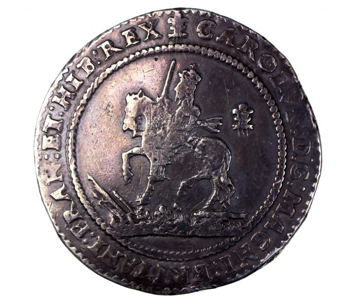 Charles I Silver Pound 1625-1649AD Oxford 1642AD -15015