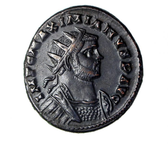 Maximianus Bronze Antoninianus Struck under Carausius 287-293AD-15093