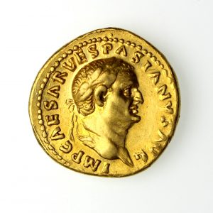 Vespasian Gold Aureus 69-79AD Lustrous -15099