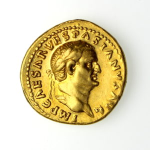 Vespasian Gold Aureus 69-79AD Lustrous -15099