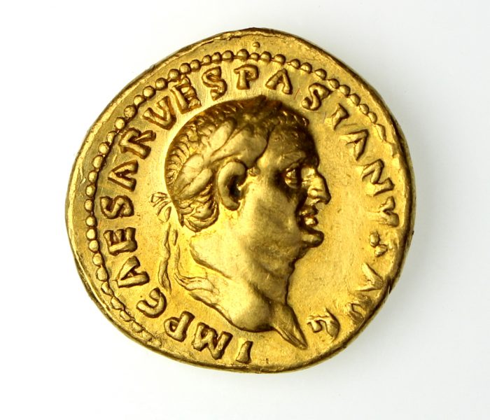 Vespasian Gold Aureus 69-79AD Lustrous -15099