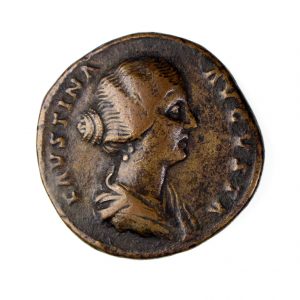 Faustina Jnr (w. of M. Aurelius) Bronze Sesterius 161-180AD-15126
