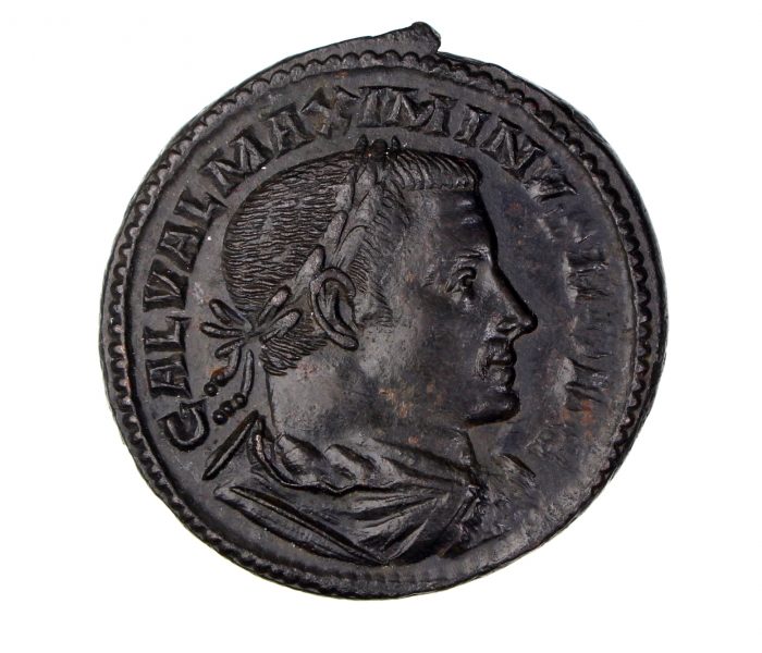 Maximinus II (As Caesar) Bronze Follis 305-308AD rare -15128