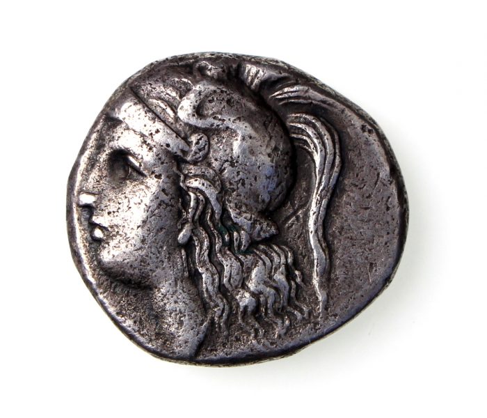 Calabria, Tarentum Silver Drachm 281-272BC-15407