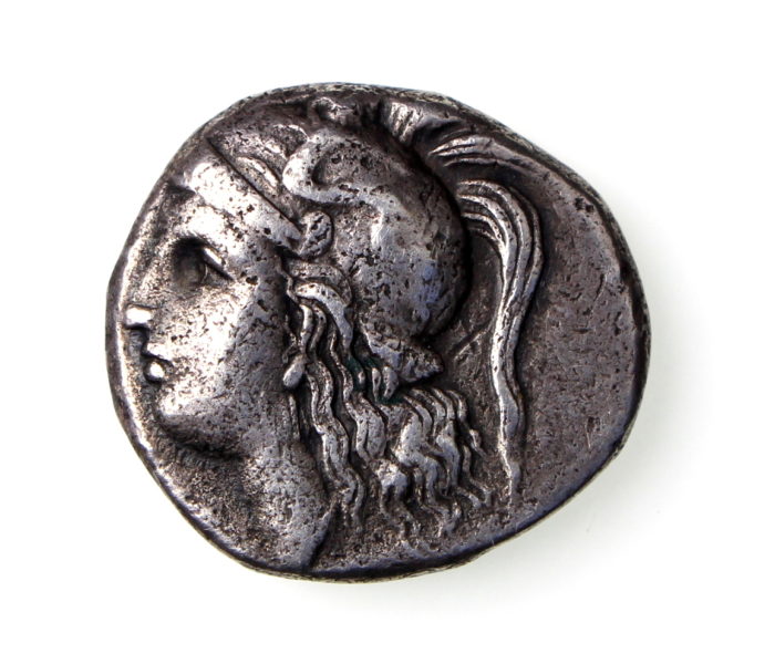 Calabria, Tarentum Silver Drachm 281-272BC-15407