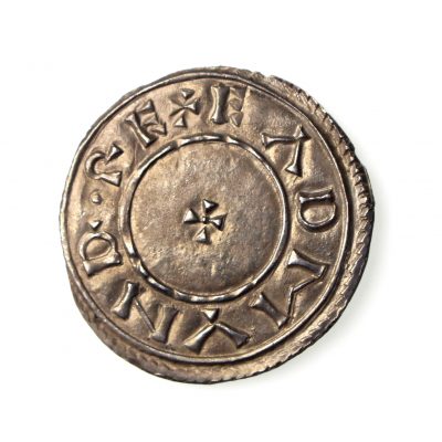 Eadmund Silver Penny 939-946AD Meldolene Rosettes -15428