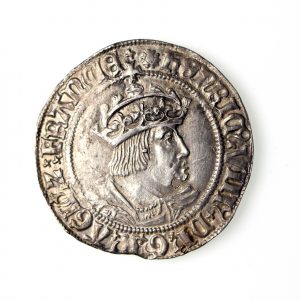 Henry VIII Silver Groat Laker B 1509-1547AD rare-15429