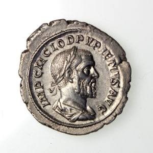 Pupienus Silver Denarius 238AD-15435