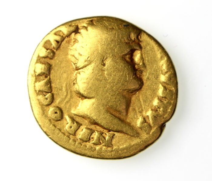 Nero Gold Aureus 54-68AD-15288