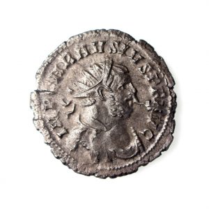 Carausius Tinned Bronze Antoninianus 287-293AD Laetitia-15294