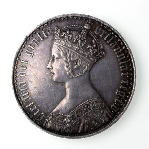 Victoria Silver Gothic Crown 1837-1901AD 1847AD-15568