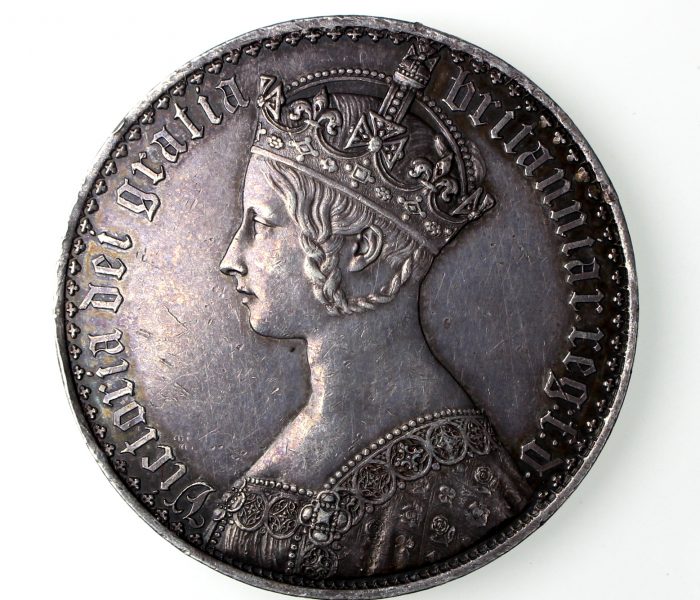 Victoria Silver Gothic Crown 1837-1901AD 1847AD-15568