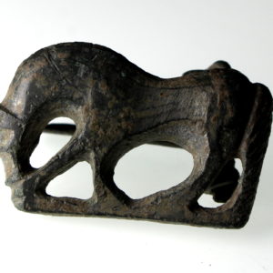 Roman Bronze Zoomorphic Plate Brooch 'Grazing Horse' 2nd/3rd Century AD-15602