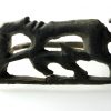 Roman Bronze Zoomorphic Plate Brooch Hare and Hound 2nd Century AD-15619