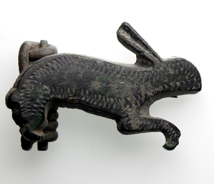Roman Bronze Hare Brooch 2nd Cantury AD-15621