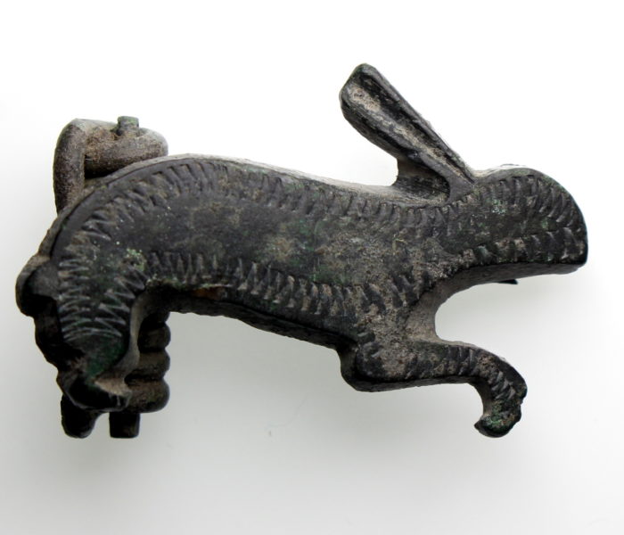 Roman Bronze Hare Brooch 2nd Cantury AD-15621