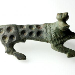 Roman Bronze Zoomorphic Plate Brooch 3D leopard 2nd Century AD-15636