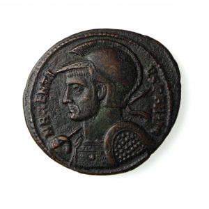 Maxentius Bronze Half Follis 306-312AD Ostia -15702