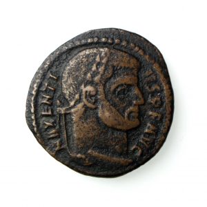 Maxentius Bronze Quarter Follis 306-312AD Rome-15703