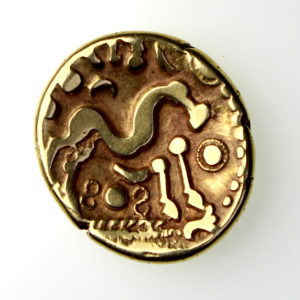 Gallo Belgic Gold Stater Ambiani E Reversed S's Type 50BC rare-15446