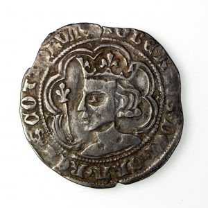 Scotland, Robert II Silver Groat 1371-1390AD Edinburgh -15513