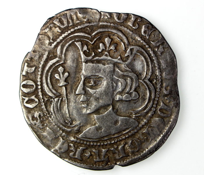 Scotland, Robert II Silver Groat 1371-1390AD Edinburgh -15513