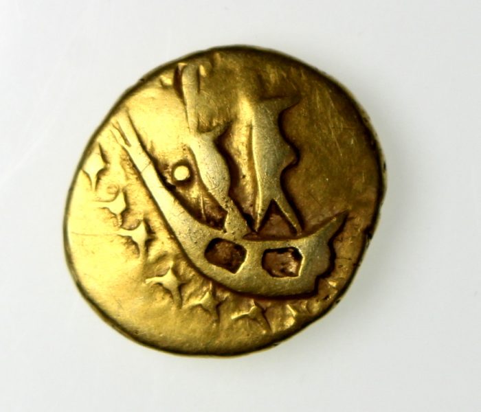 Gallo Belgic Gold Quarter Stater Geometric Type 1st Century BC -15536
