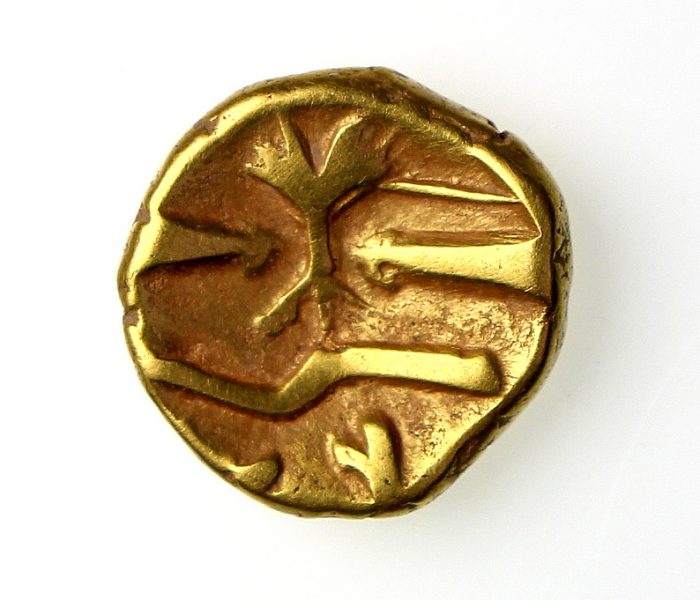 Gallo Belgic Gold Quarter Stater Geometric Type 1st Century BC-15538