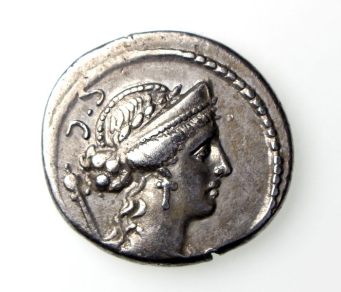 Roman Republic F.Cornelius Sulla Silver Denarius 56BC-15835