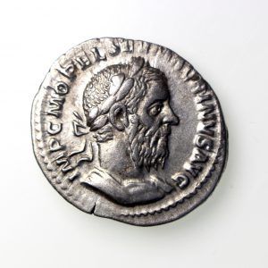 Macrinus Silver Denarius 217-218AD-15871