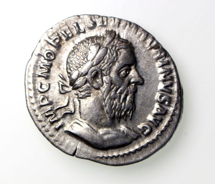 Macrinus Silver Denarius 217-218AD-15871