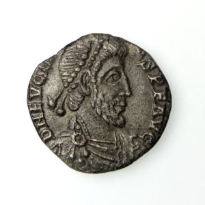 Eugenius Silver Siliqua 392-394AD Milan -15936