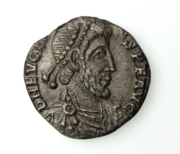 Eugenius Silver Siliqua 392-394AD Milan -15936